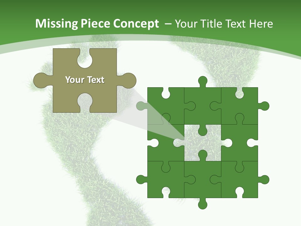 Walk Track Greenhouse PowerPoint Template