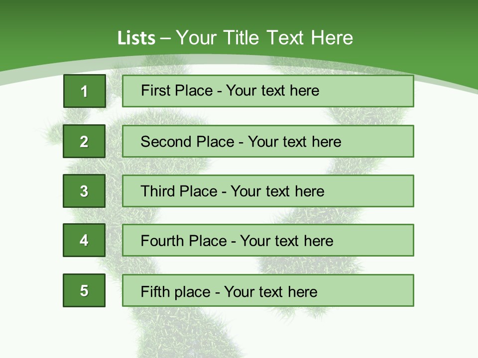 Walk Track Greenhouse PowerPoint Template