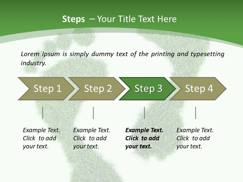 Walk Track Greenhouse PowerPoint Template