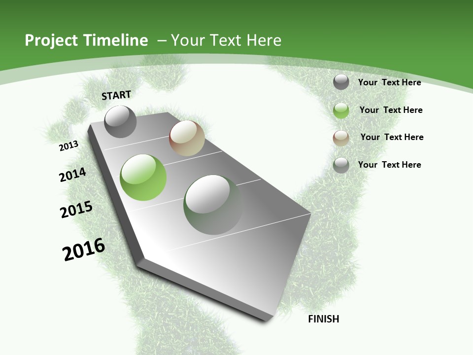 Walk Track Greenhouse PowerPoint Template