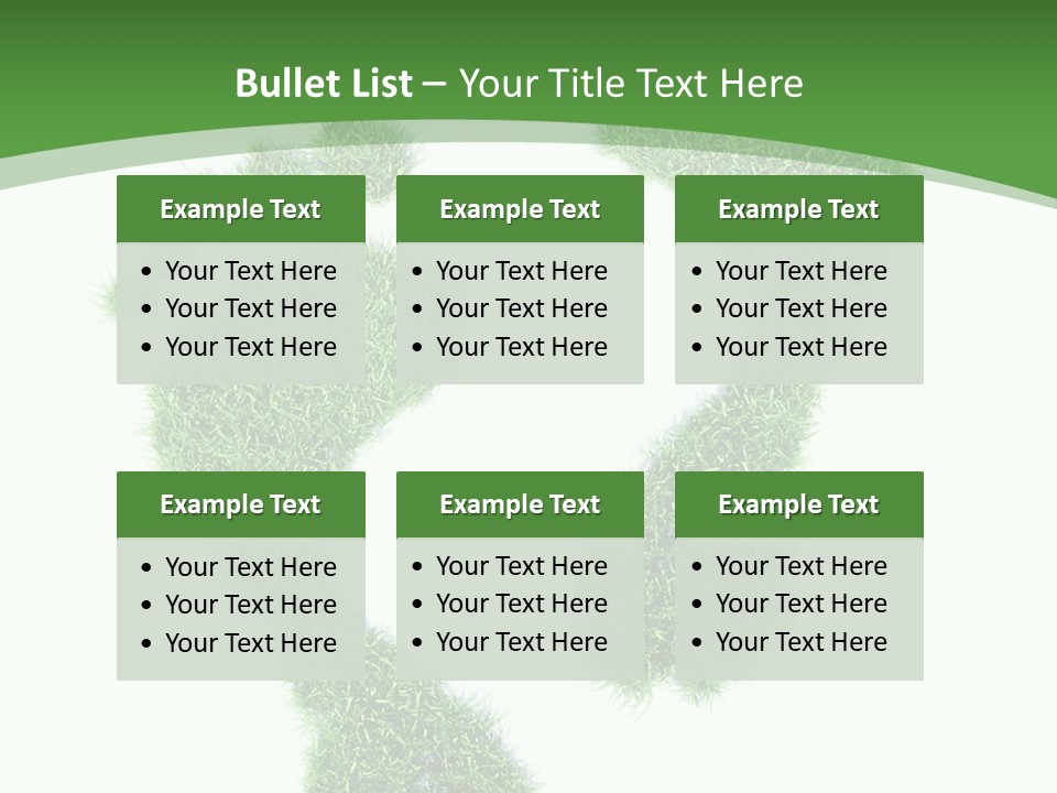 Walk Track Greenhouse PowerPoint Template