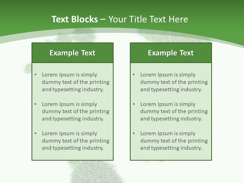 Walk Track Greenhouse PowerPoint Template