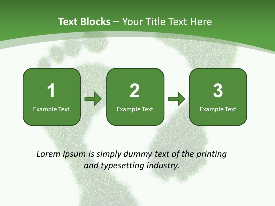 Walk Track Greenhouse PowerPoint Template