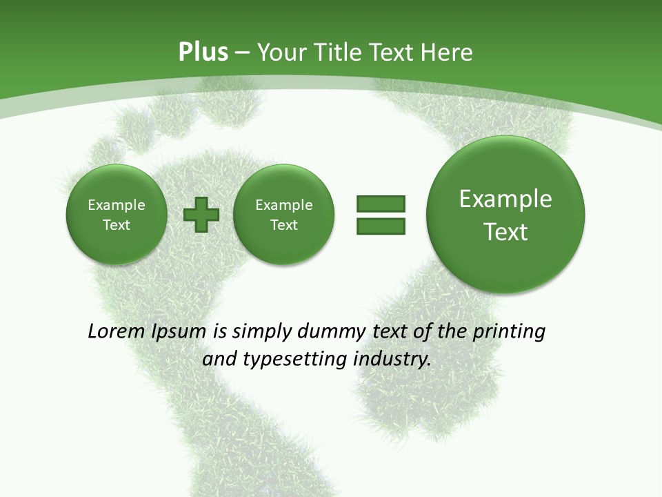 Walk Track Greenhouse PowerPoint Template