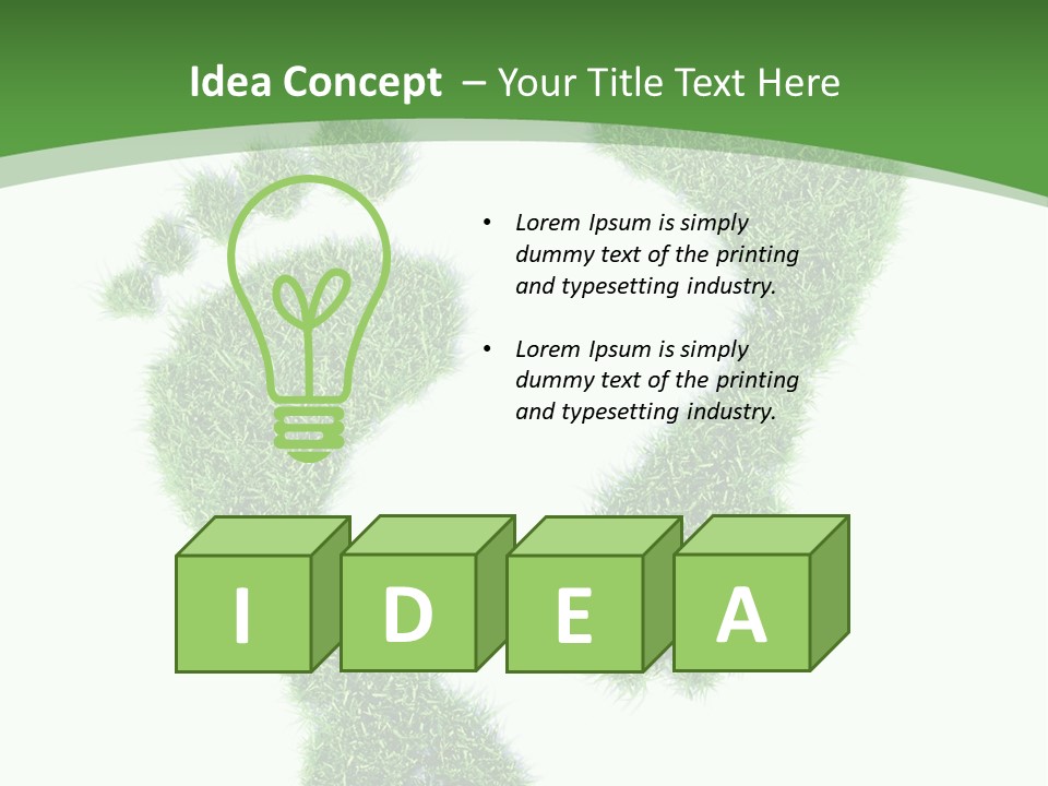 Walk Track Greenhouse PowerPoint Template