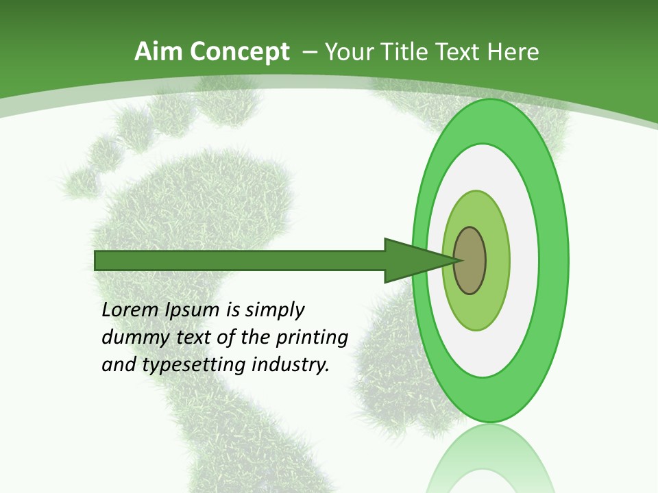 Walk Track Greenhouse PowerPoint Template