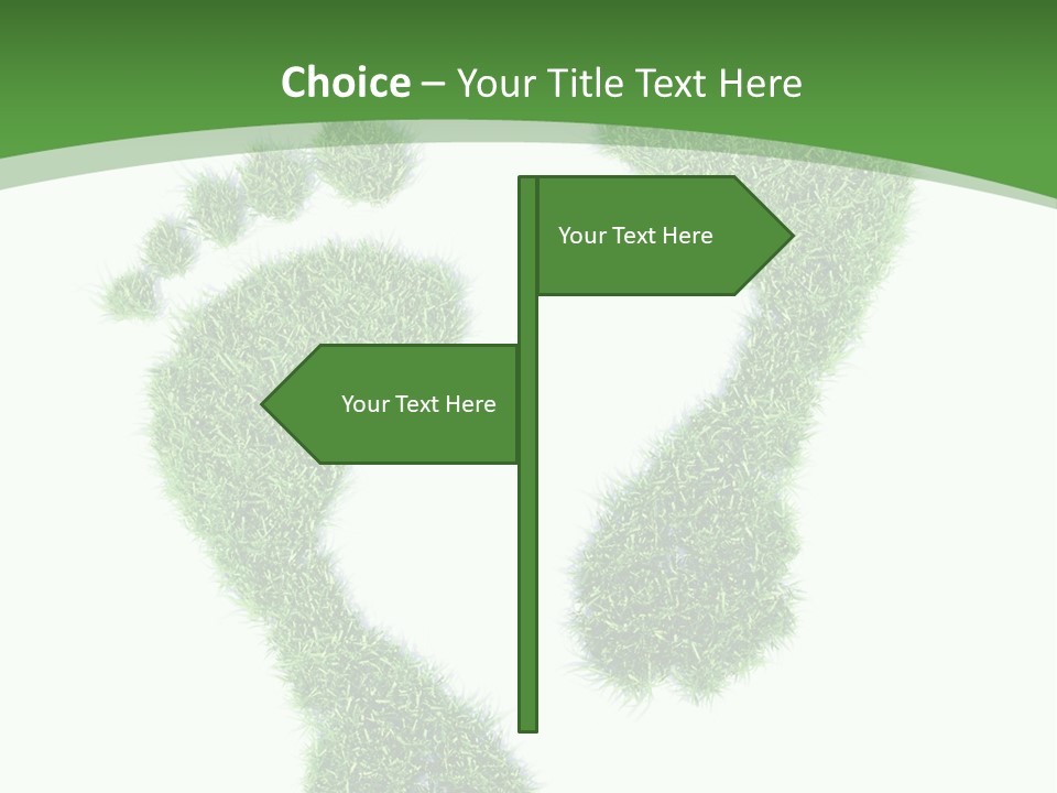 Walk Track Greenhouse PowerPoint Template