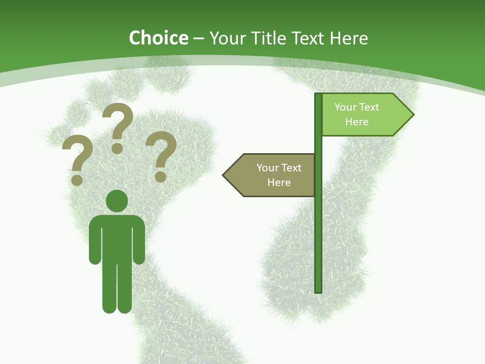 Walk Track Greenhouse PowerPoint Template