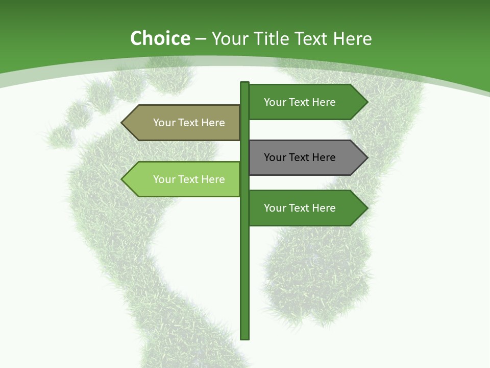 Walk Track Greenhouse PowerPoint Template