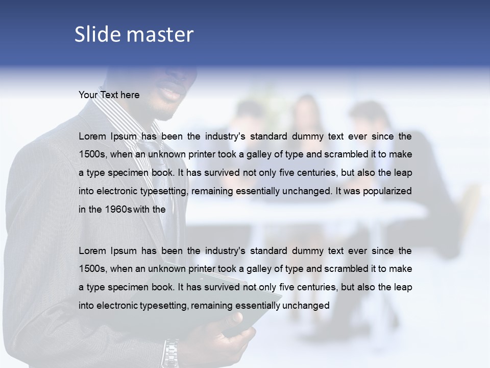 Staff Leader Management PowerPoint Template
