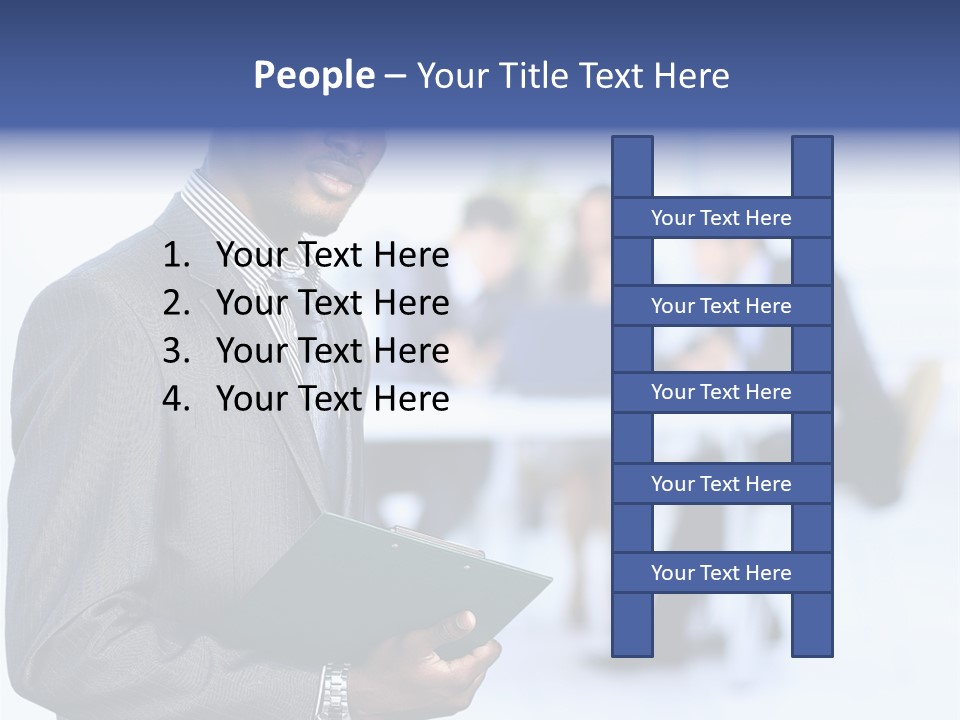 Staff Leader Management PowerPoint Template