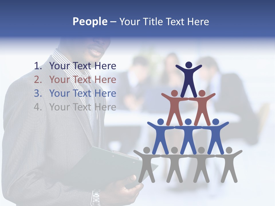 Staff Leader Management PowerPoint Template