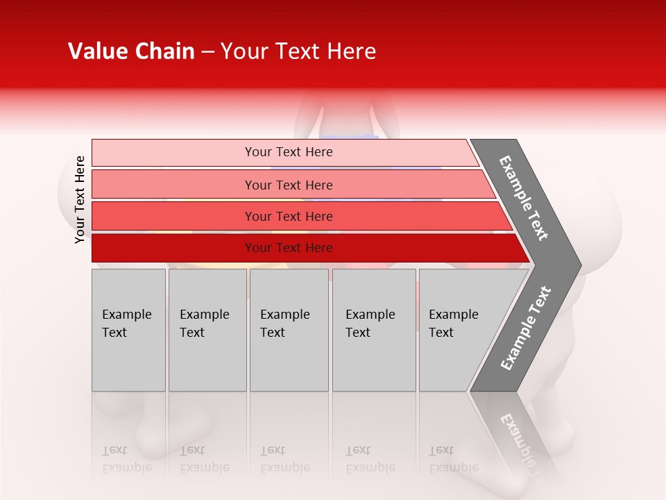 A Group Of People Standing Around Colorful Gears PowerPoint Template