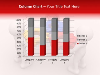 A Group Of People Standing Around Colorful Gears PowerPoint Template