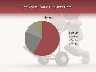 Postman Icon Shopping PowerPoint Template