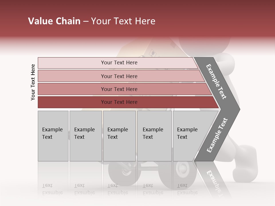 Postman Icon Shopping PowerPoint Template