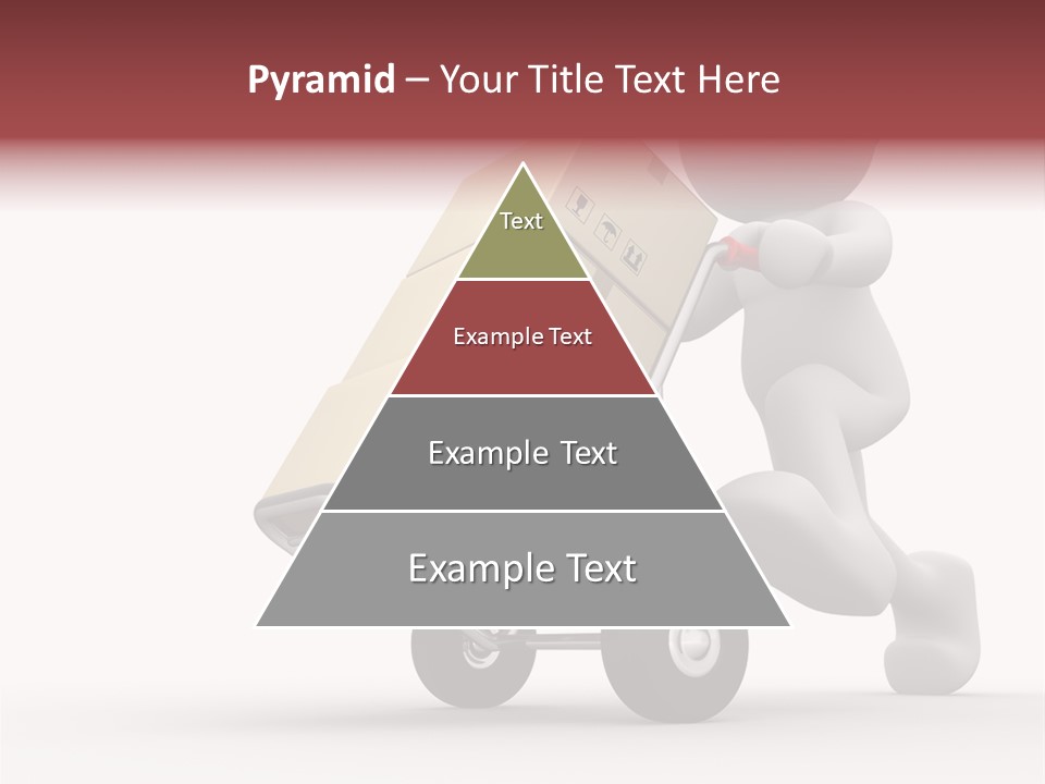 Postman Icon Shopping PowerPoint Template