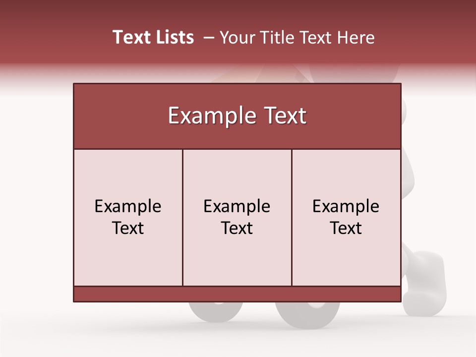 Postman Icon Shopping PowerPoint Template