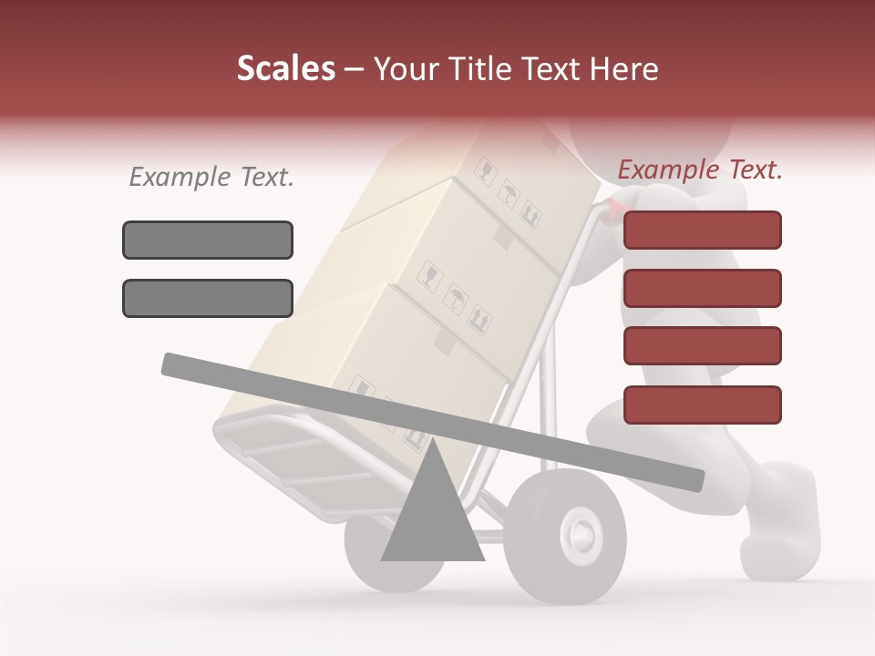 Postman Icon Shopping PowerPoint Template