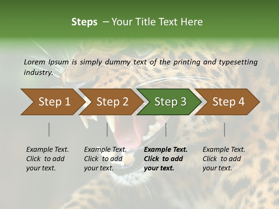 Whiskers Dangerous Mammal PowerPoint Template