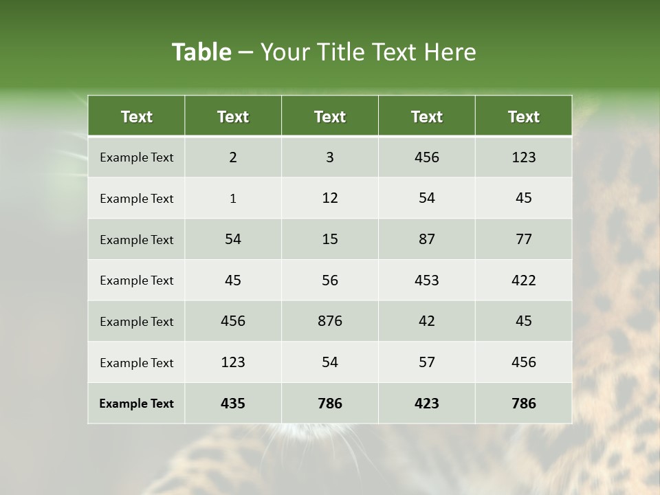 Whiskers Dangerous Mammal PowerPoint Template