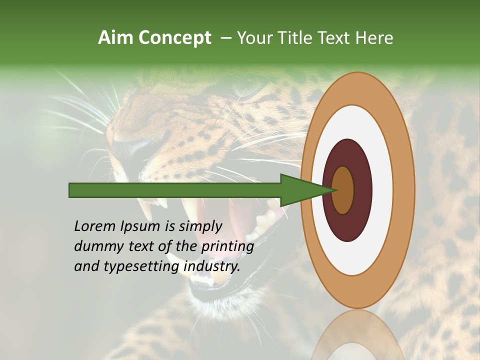 Whiskers Dangerous Mammal PowerPoint Template