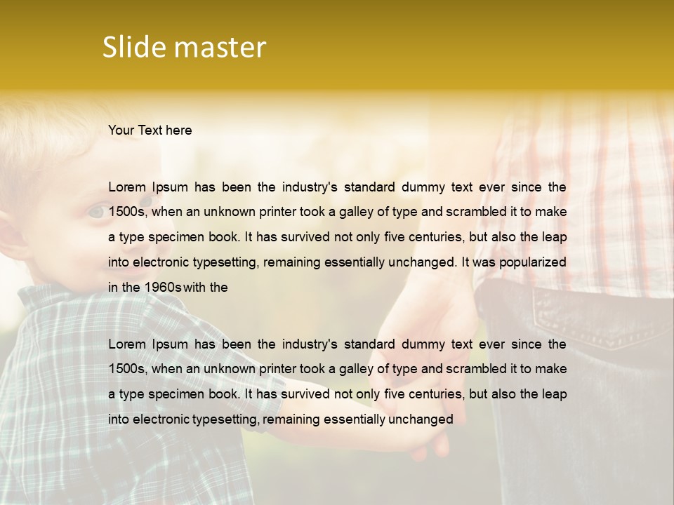 Happy Lifestyle Together PowerPoint Template