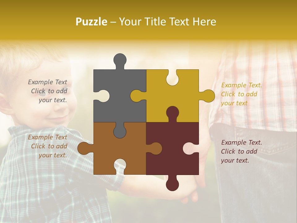 Happy Lifestyle Together PowerPoint Template