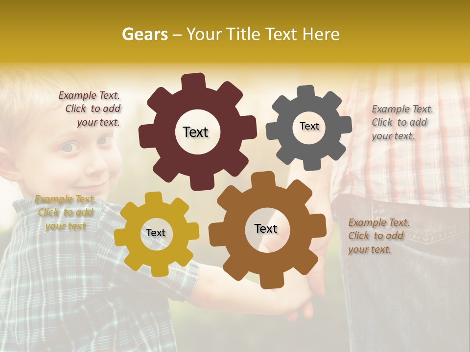 Happy Lifestyle Together PowerPoint Template