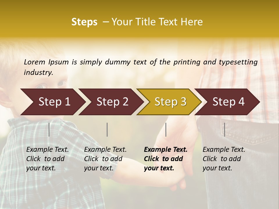 Happy Lifestyle Together PowerPoint Template