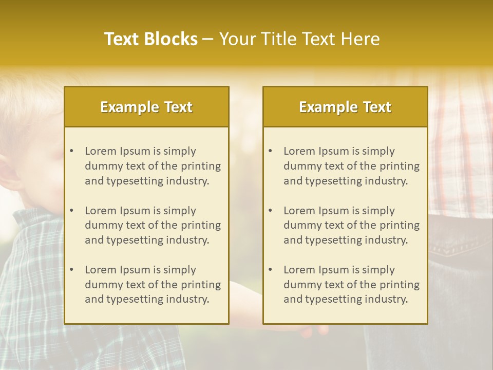 Happy Lifestyle Together PowerPoint Template