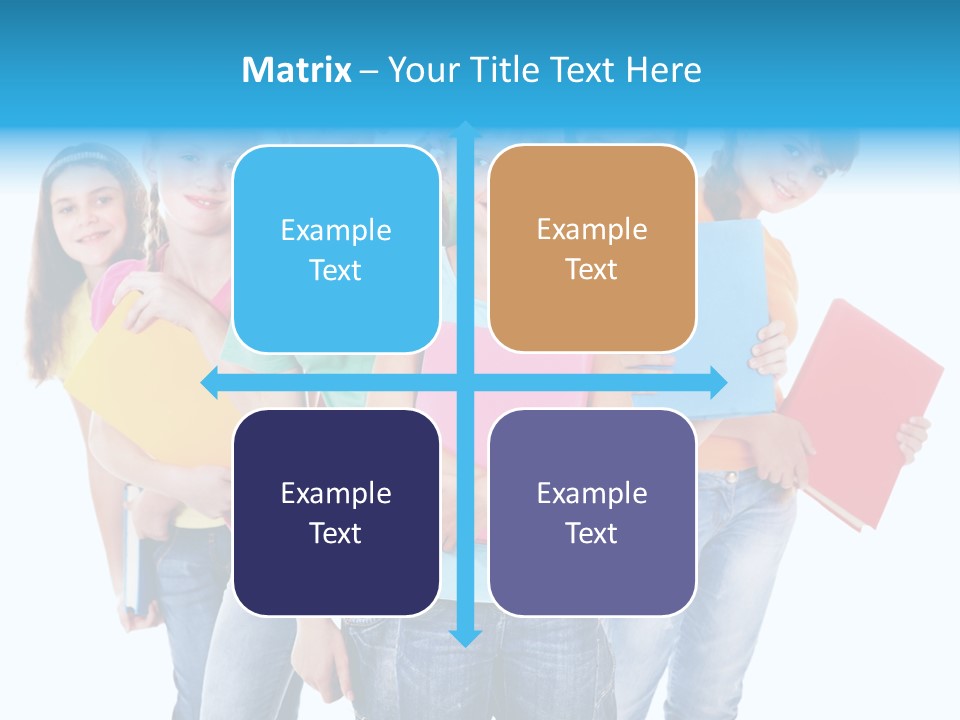 Kid Cheerful Friendship PowerPoint Template