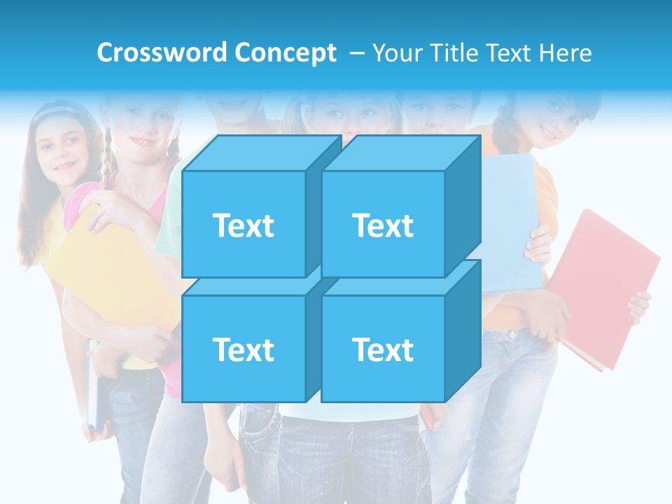 Kid Cheerful Friendship PowerPoint Template