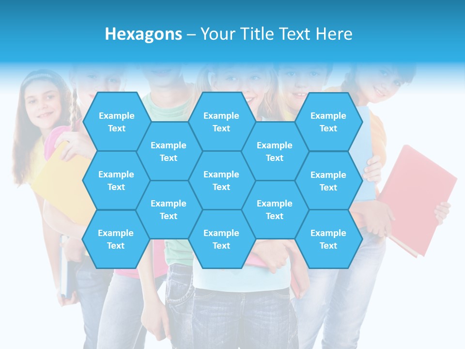 Kid Cheerful Friendship PowerPoint Template