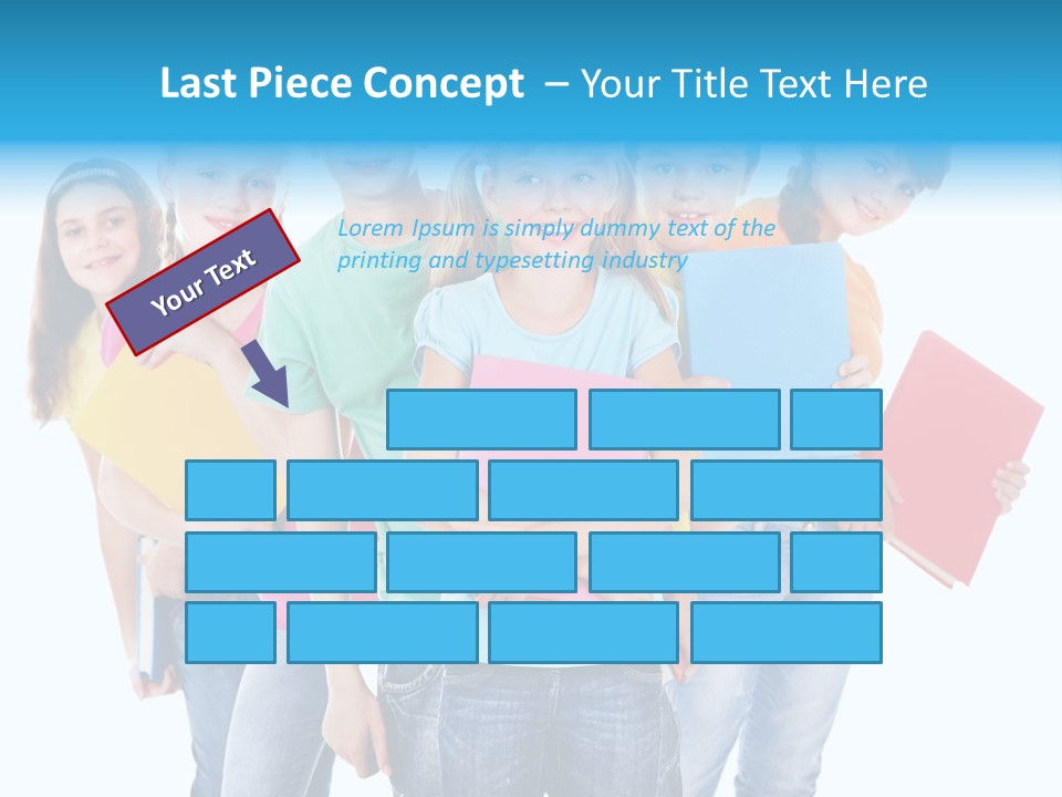 Kid Cheerful Friendship PowerPoint Template
