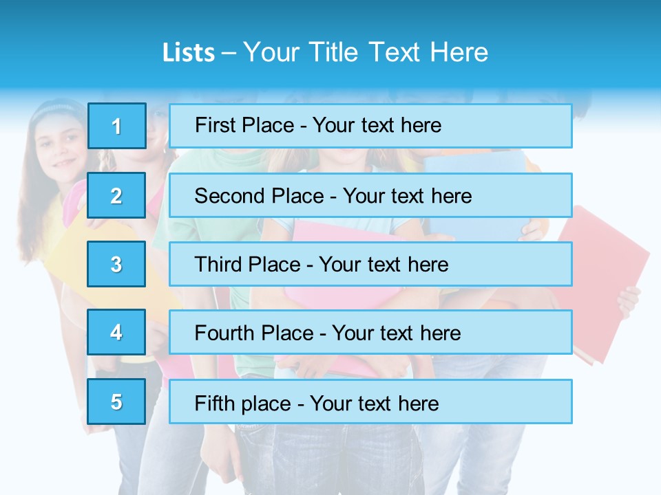 Kid Cheerful Friendship PowerPoint Template