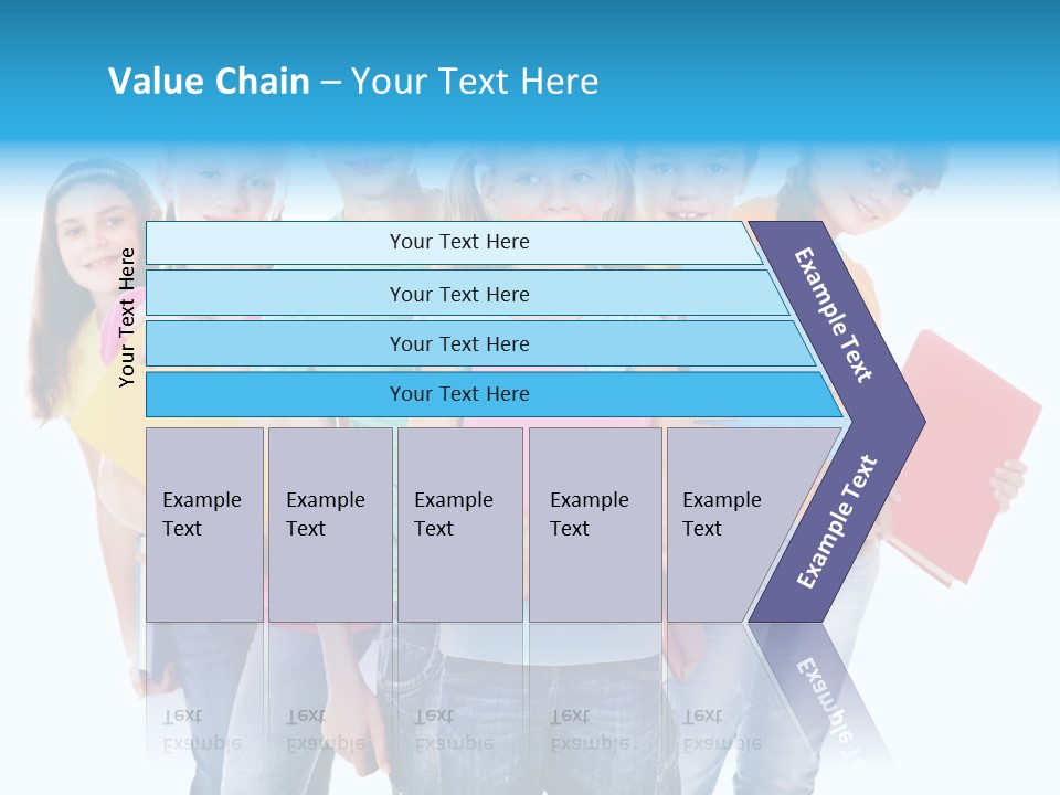 Kid Cheerful Friendship PowerPoint Template