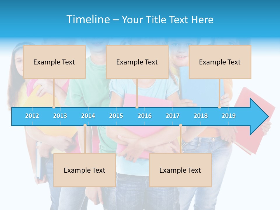 Kid Cheerful Friendship PowerPoint Template