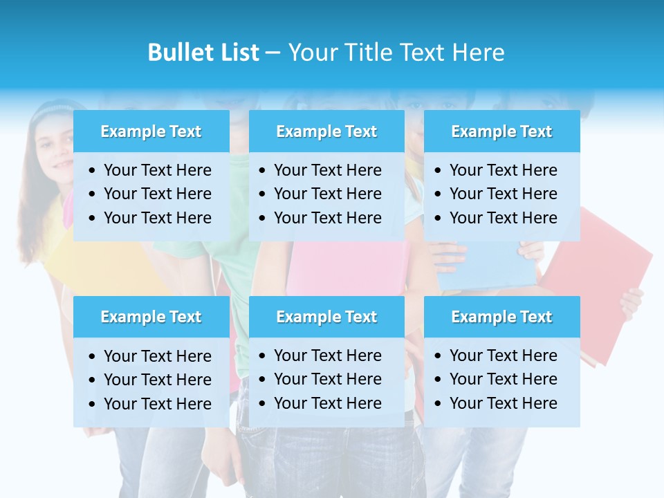 Kid Cheerful Friendship PowerPoint Template