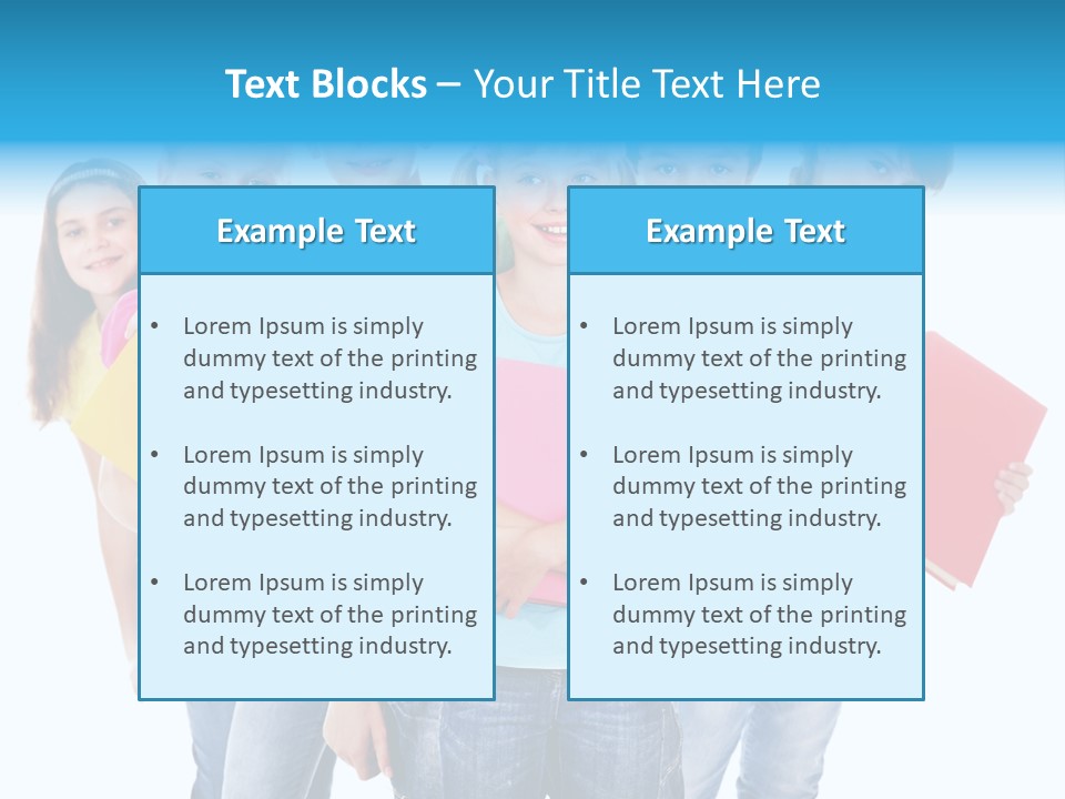 Kid Cheerful Friendship PowerPoint Template