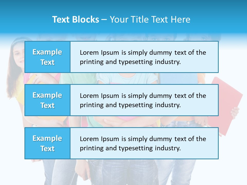 Kid Cheerful Friendship PowerPoint Template