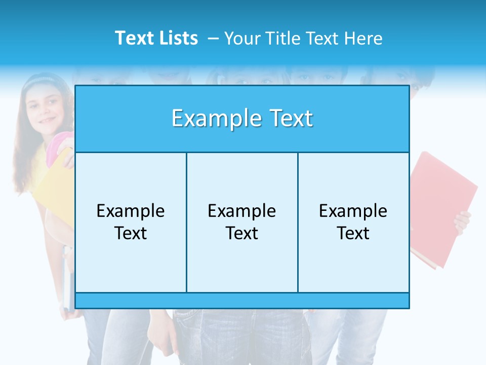 Kid Cheerful Friendship PowerPoint Template