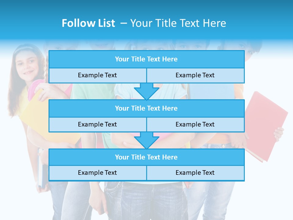 Kid Cheerful Friendship PowerPoint Template