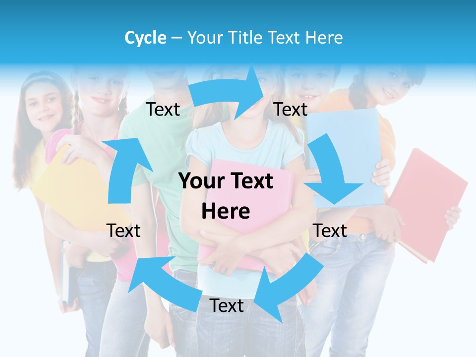 Kid Cheerful Friendship PowerPoint Template