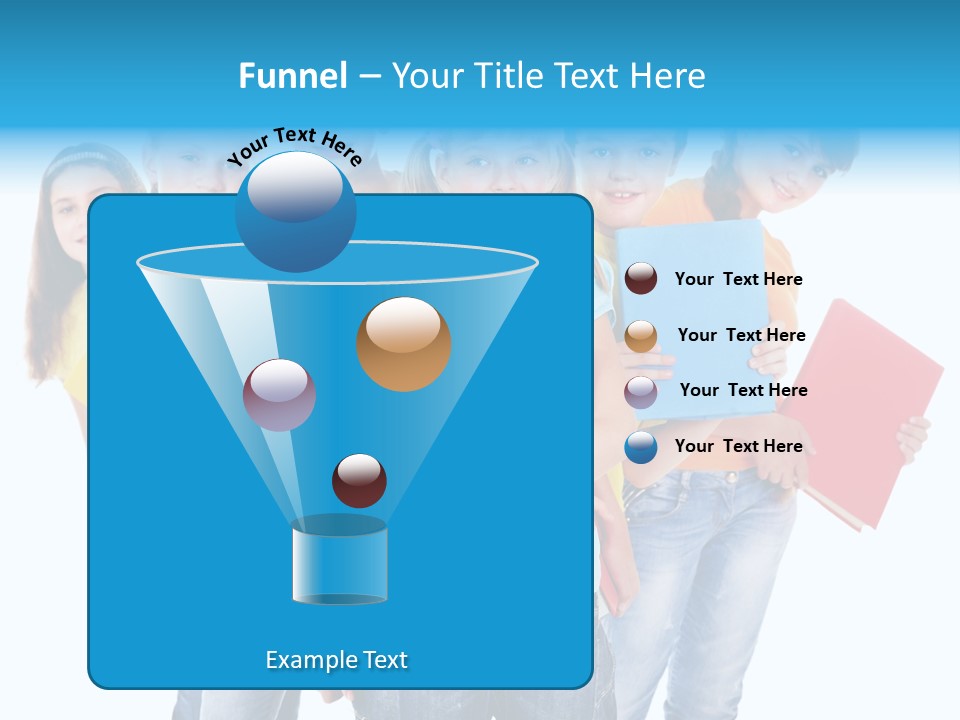 Kid Cheerful Friendship PowerPoint Template