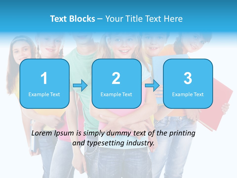 Kid Cheerful Friendship PowerPoint Template