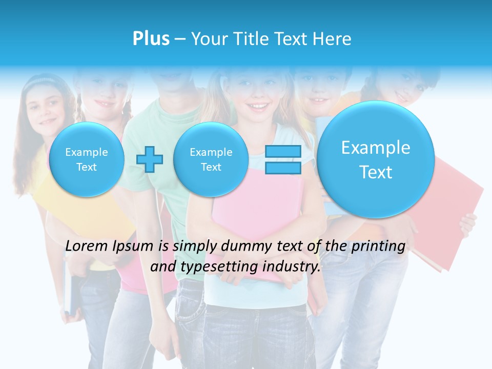 Kid Cheerful Friendship PowerPoint Template