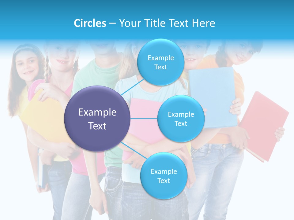 Kid Cheerful Friendship PowerPoint Template