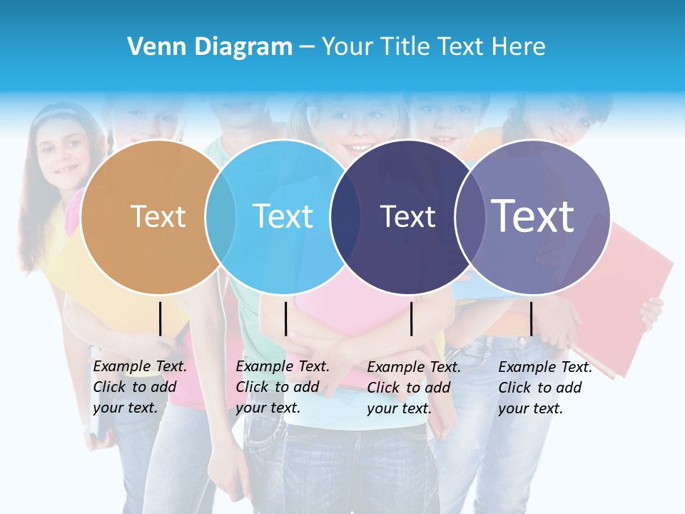 Kid Cheerful Friendship PowerPoint Template