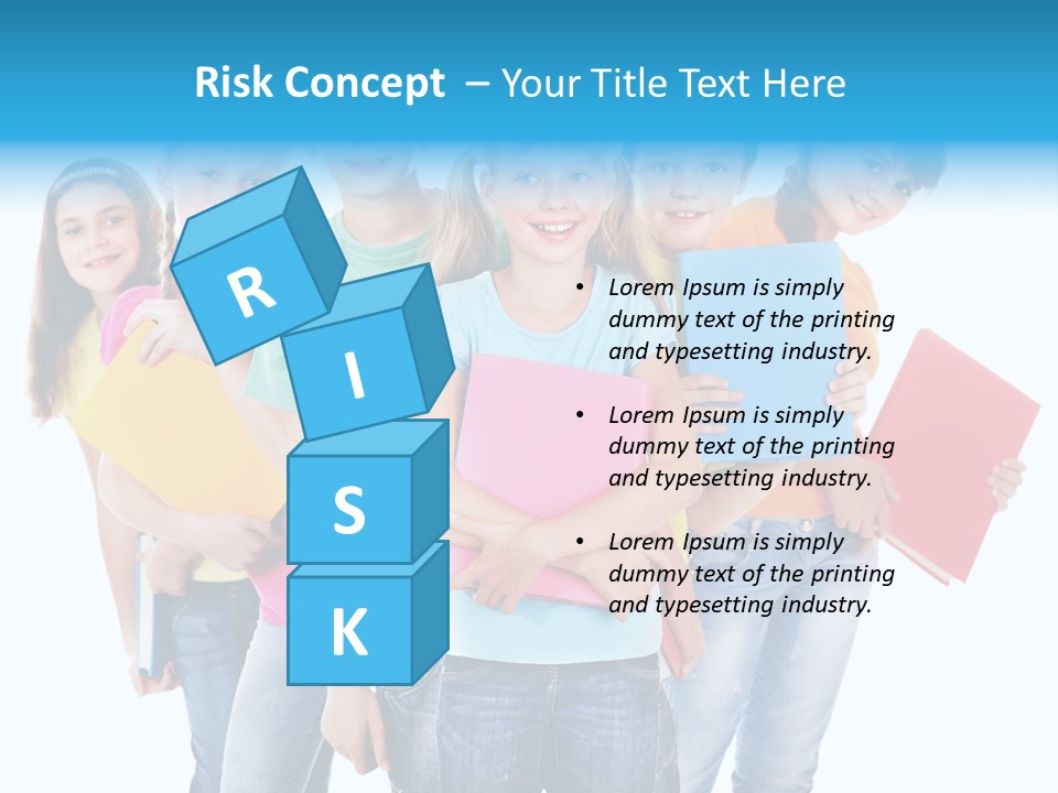 Kid Cheerful Friendship PowerPoint Template